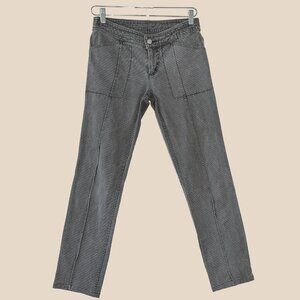 Gray Corduroy Low Rise Straight Leg Jean Pants Size Small‎ Fall Winter Holiday